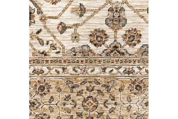 Maharaja Area Rugs1J Beige-Gold By OW Rugs