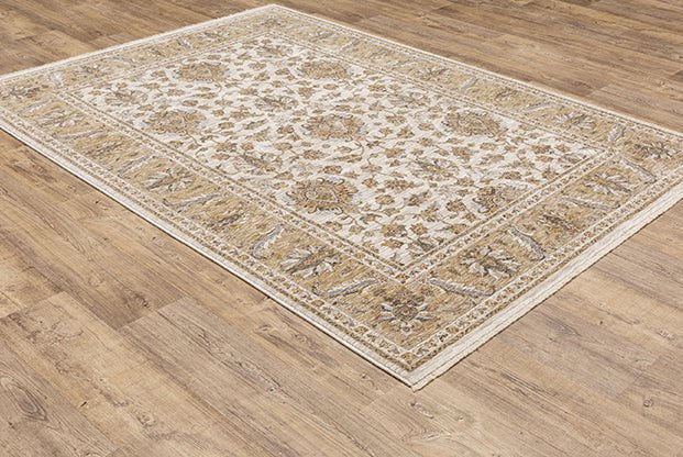 Oriental Weavers Area Rugs Maharaja 5091W Beige-Gold Area Rugs By OW Rugs