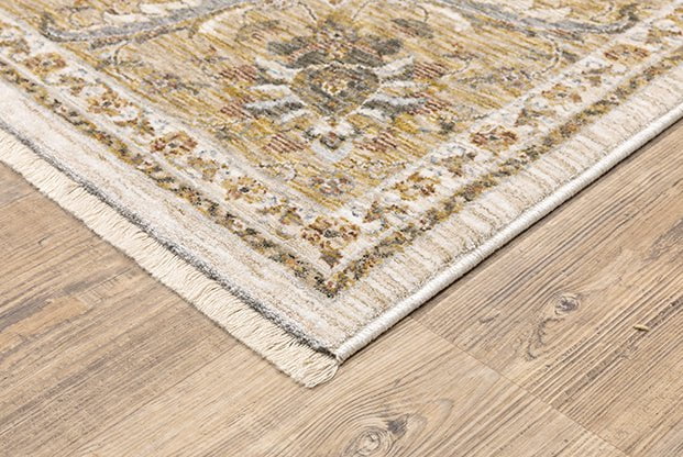 Oriental Weavers Area Rugs Maharaja 5091W Beige-Gold Area Rugs By OW Rugs