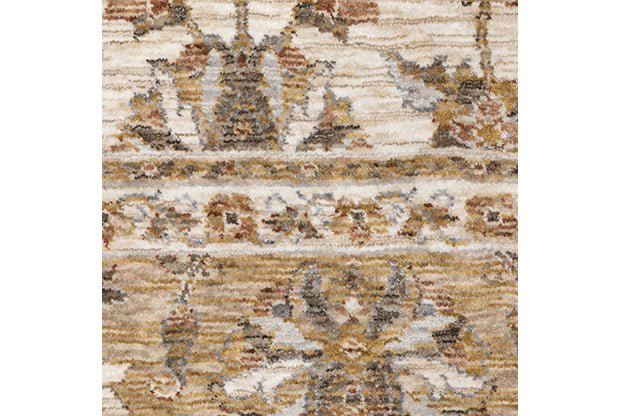 Oriental Weavers Area Rugs Maharaja 5091W Beige-Gold Area Rugs By OW Rugs