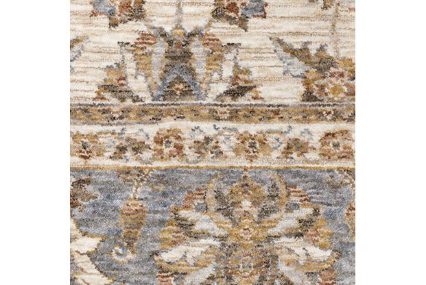 Oriental Weavers Area Rugs Maharaja 5091Z Beige-Blue Area Rugs By OW Rugs