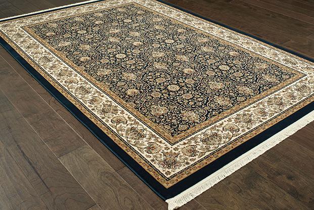 Masterpiece Navy Area Rug 1331B  2 Million PT Fine Polypropylene