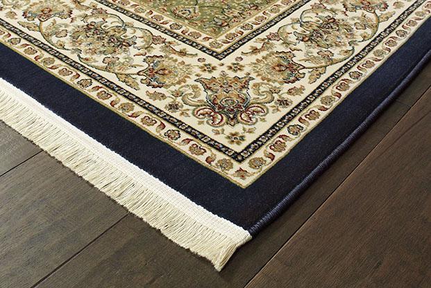 Masterpiece Navy Area Rug 1331B  2 Million PT Fine Polypropylene