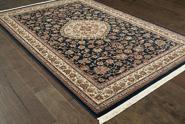 Masterpiece Navy Area Rug 33B  2 Million PT Fine Polypropylene