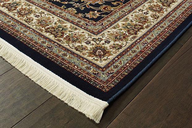 Masterpiece Navy Area Rug 33B  2 Million PT Fine Polypropylene