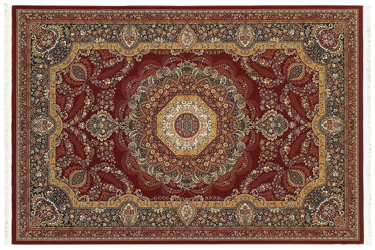 Red Polyporene Rug Masterpiece Red Area Rug 113R 2 Million PT Fine Polypropylene
