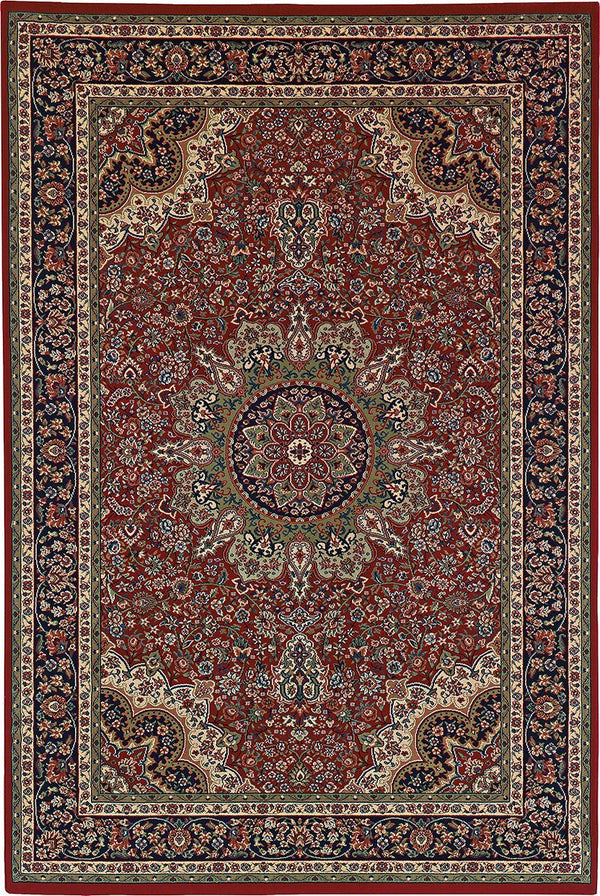 Oriental Weavers Area Rugs OW Rugs Ariana Area Rugs 116r Red-Navy Polypropylene Made In USA