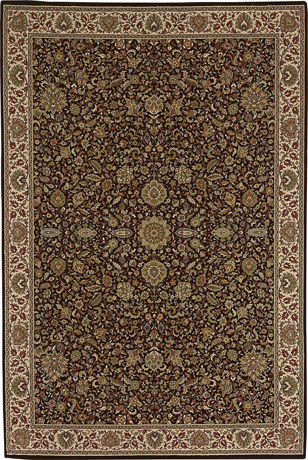 Oriental Weavers Area Rugs OW Rugs Ariana Area Rugs 172d Brown Polypropylene Made In USA
