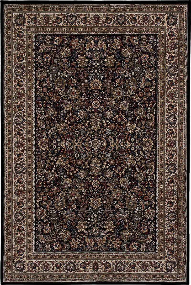 Oriental Weavers Area Rugs OW Rugs Ariana Area Rugs 213k Black Polypropylene Made In USA