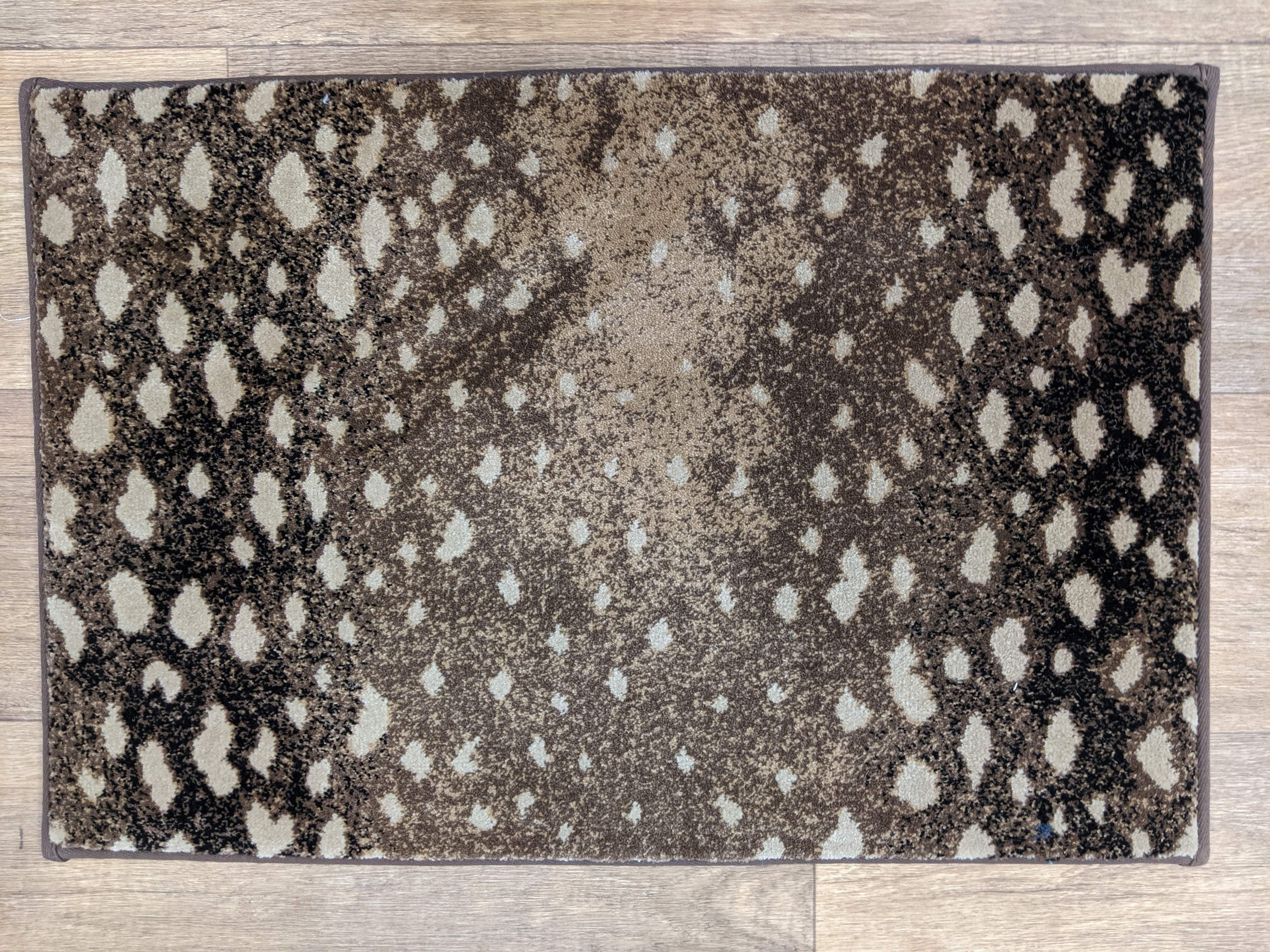 Prestige Mills Stair Runners Deerfield 71 Caramel Animal Print By Prestige In Assorted Sizes