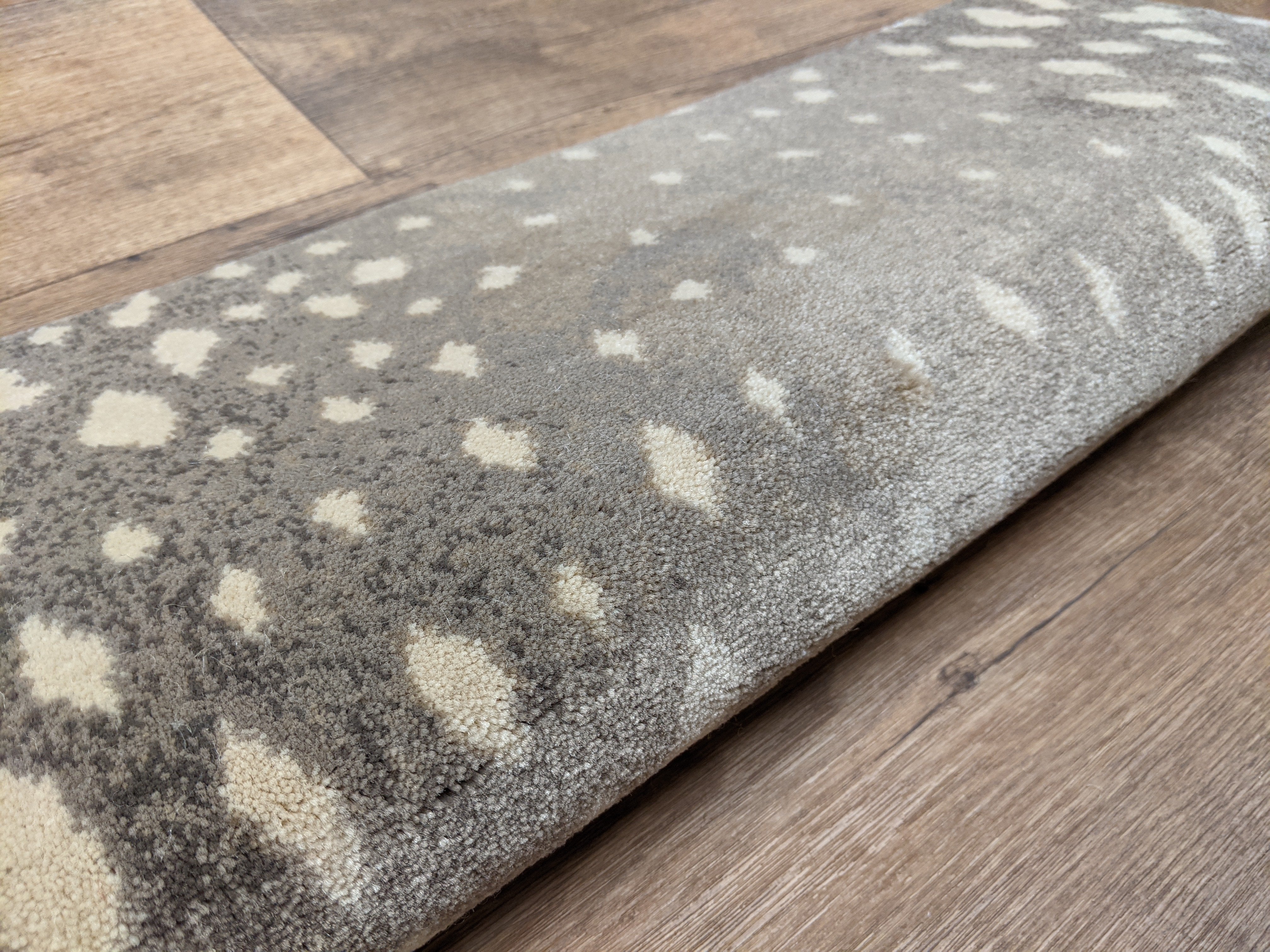 Prestige Mills Stair Runners Deerfield 72 Mushroom Animal Print By Prestige In Assorted Sizes