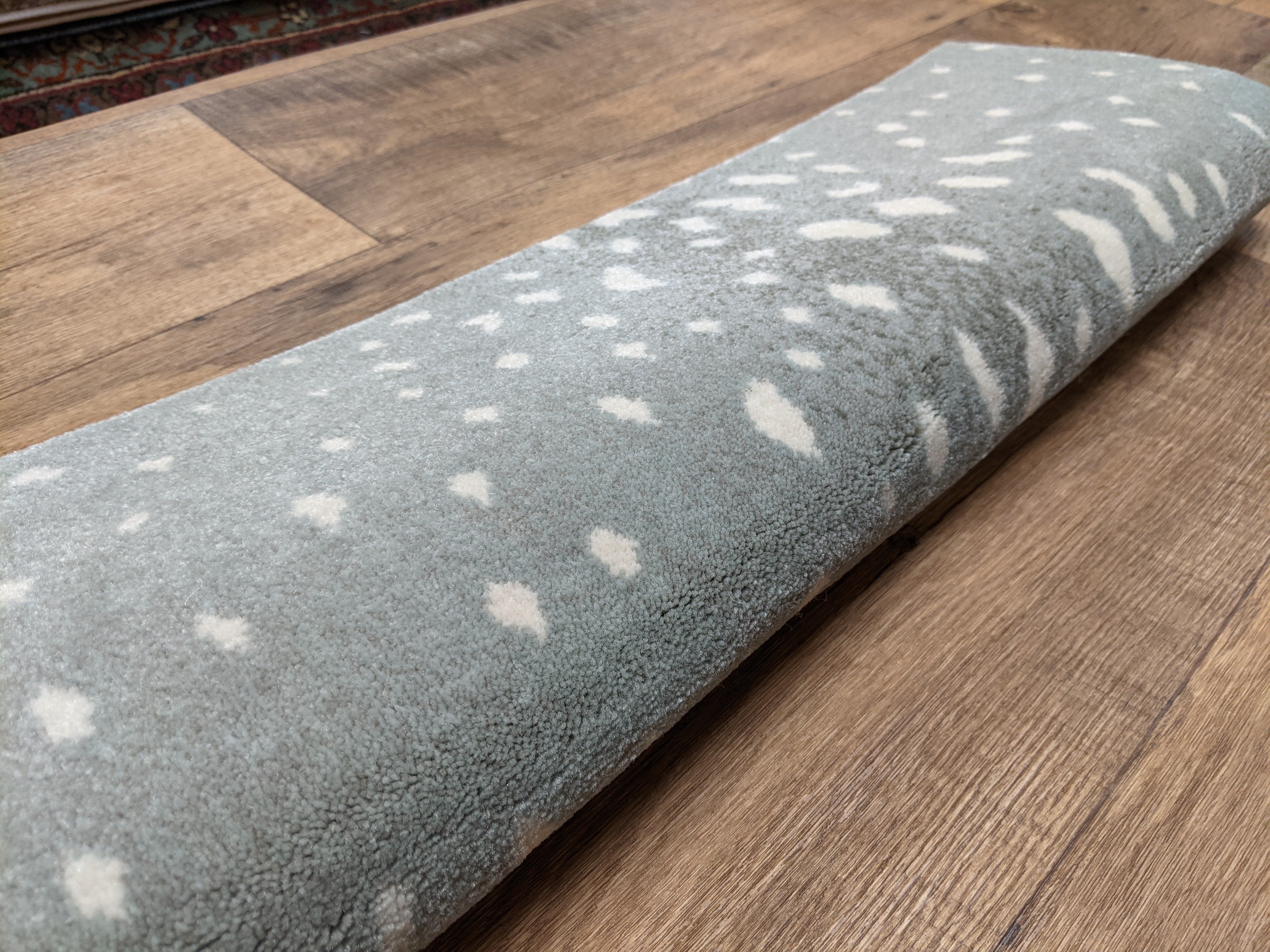 Prestige Mills Stair Runners Deerfield 80 Smoke Animal Print By Prestige In Assorted Sizes