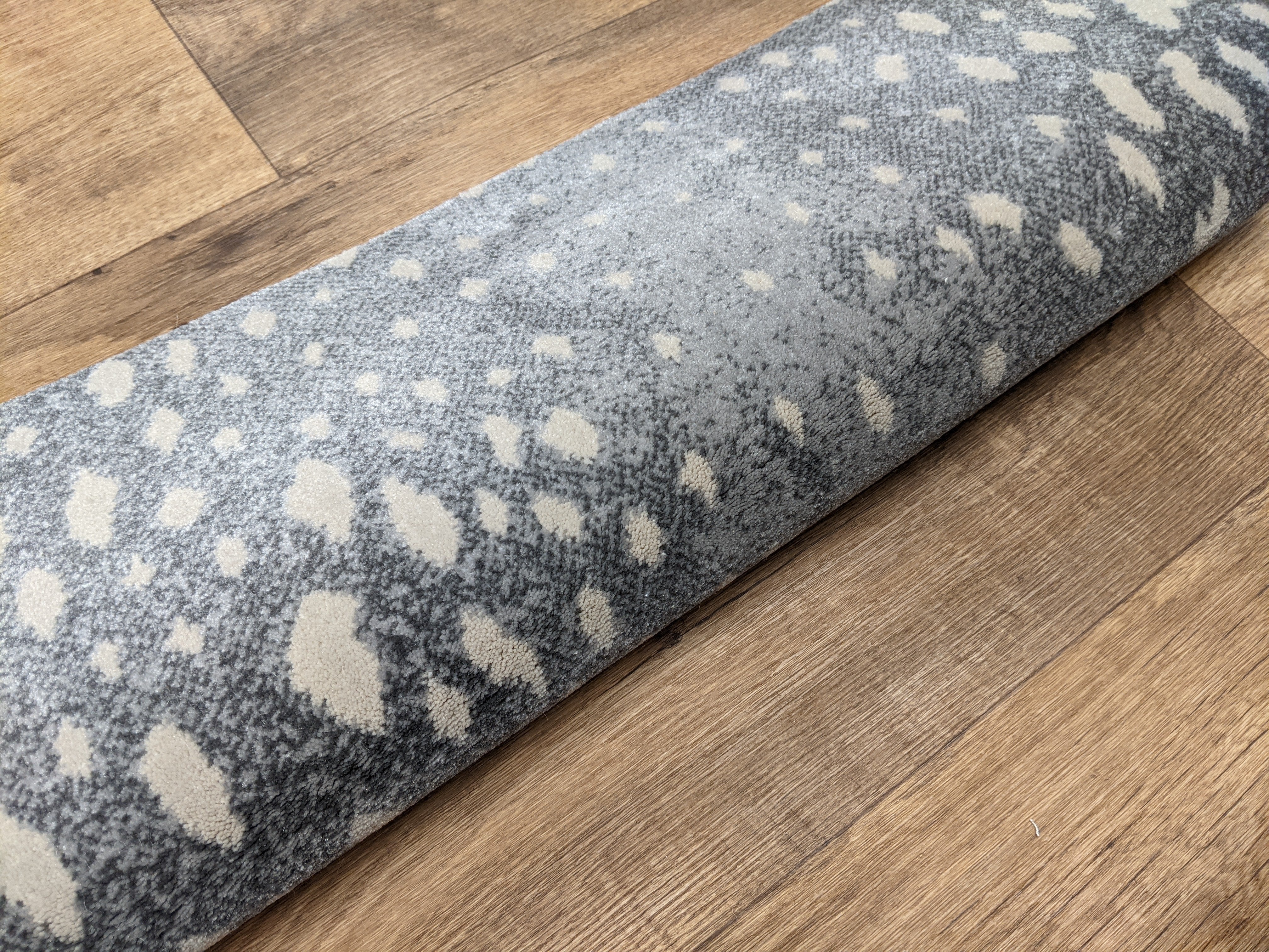Prestige Mills Stair Runners Deerfield 86 Titanium Animal Print By Prestige In Assorted Sizes