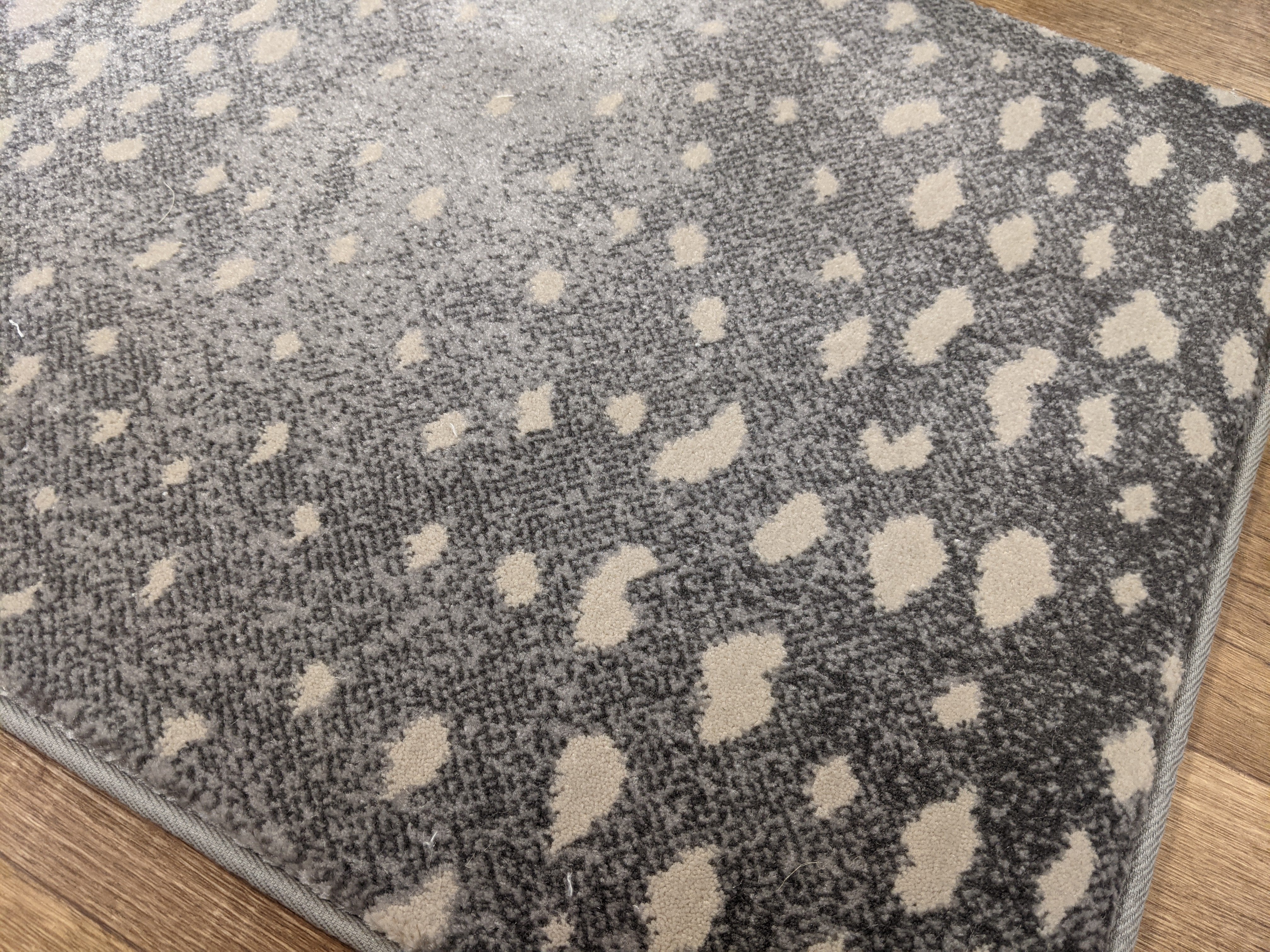 Prestige Mills Stair Runners Deerfield 86 Titanium Animal Print By Prestige In Assorted Sizes