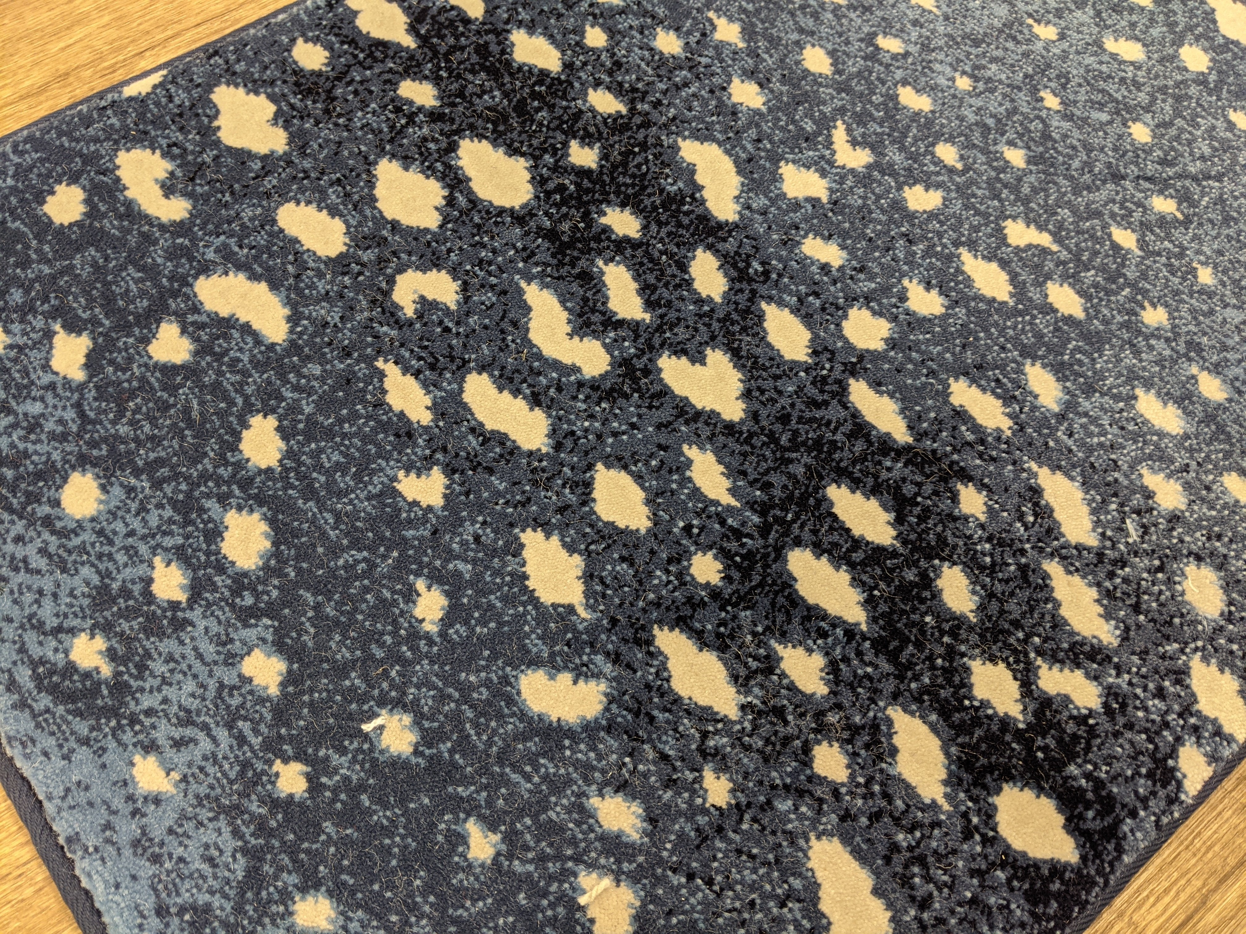 Prestige Mills Stair Runners Deerfield 88 Lapis Animal Print By Prestige In Assorted Sizes