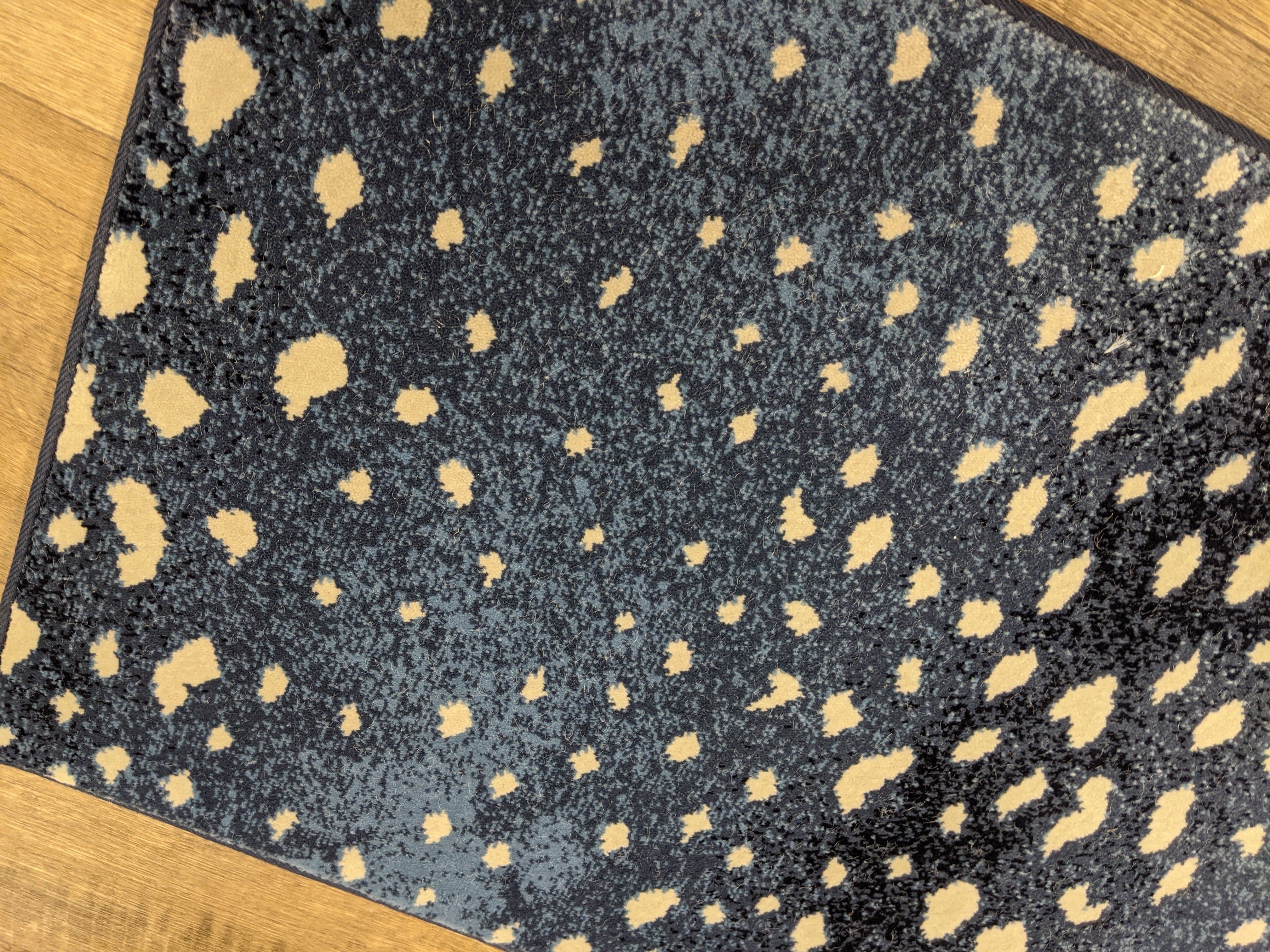 Prestige Mills Stair Runners Deerfield 88 Lapis Animal Print By Prestige In Assorted Sizes