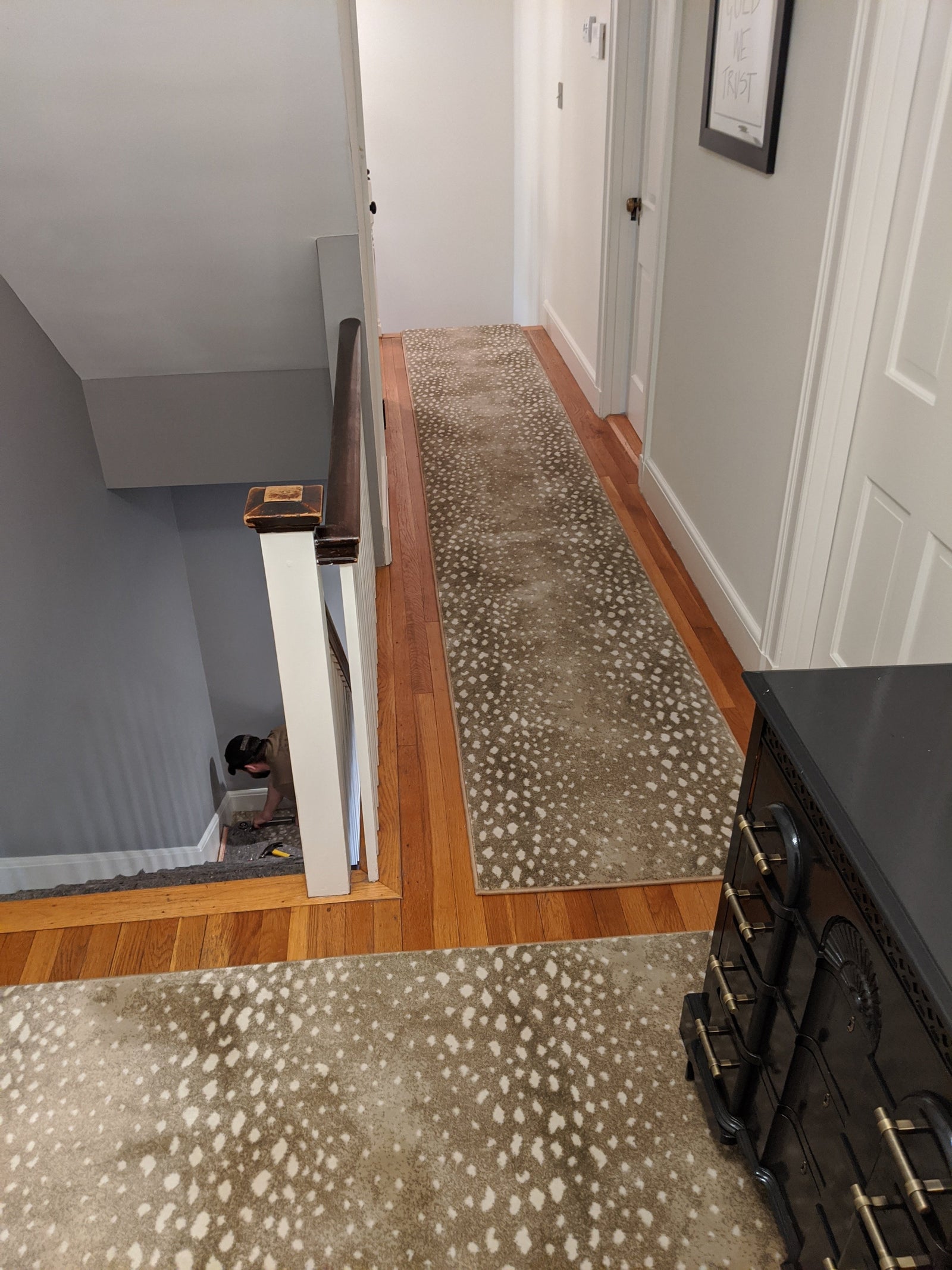 Deerfield 73 Sand Animal Print By PrestigeCustom Carpet Install