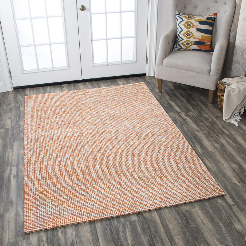 Rizzy Home Area Rugs Brindleton BR652A Orange Area Rug in 39 Unique Shapes and Sizes