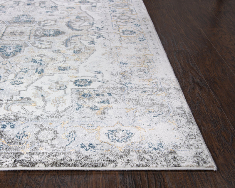 Rizzy Home Area Rugs Bristol Area Rugs BRS104 Beige-Blue Rizzy Home Turkey