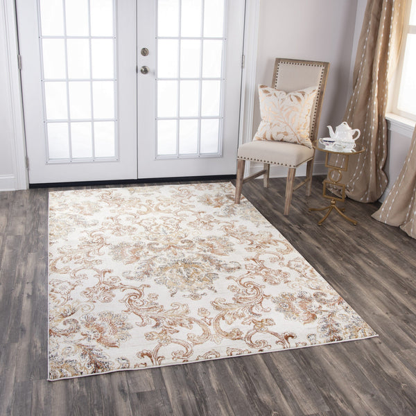 Rizzy Home Area Rugs Bristol Area Rugs BRS110 Beige-Copper Rizzy Home Turkey