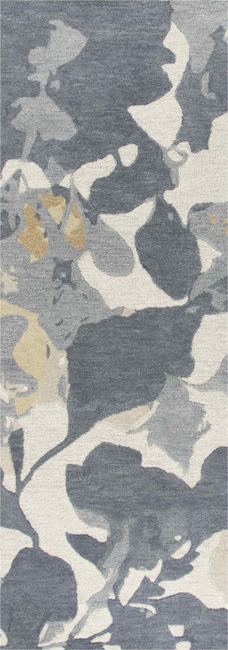 Rizzy Home Area Rugs Connie Post Area Rugs CNP106 Grey Modern 100% Wool With Unique Shapes
