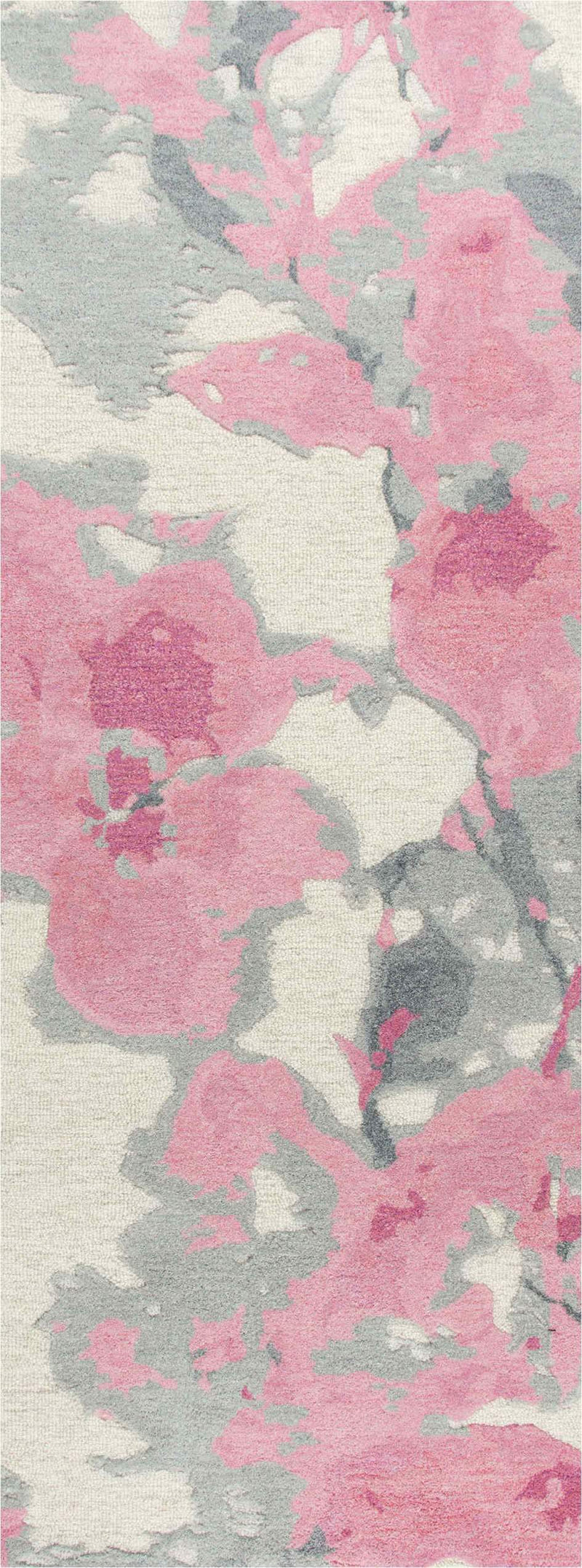 Rizzy Home Area Rugs Connie Post Area Rugs CNP108 Beige-Pink Modern 100% Wool With Unique Shapes