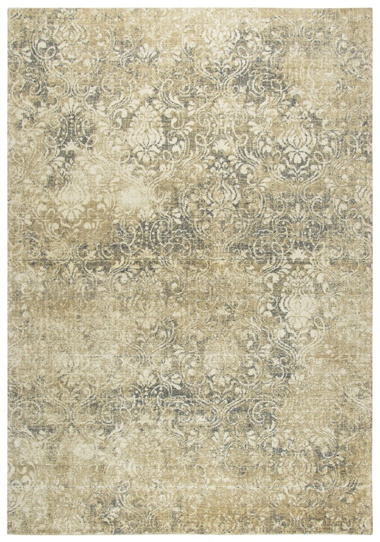 Rizzy Home Area Rugs Copy of Gossamer Area Rugs By RizzyHome GS6800 Beige 100% Wool From India
