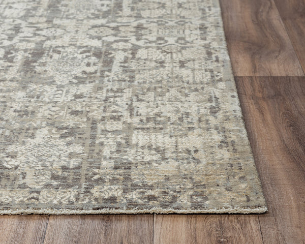 Rizzy Home Area Rugs Couture Area Rugs CUT102 Grey in 5 Sizes 80%Wool-20%Visc By RizzyHome