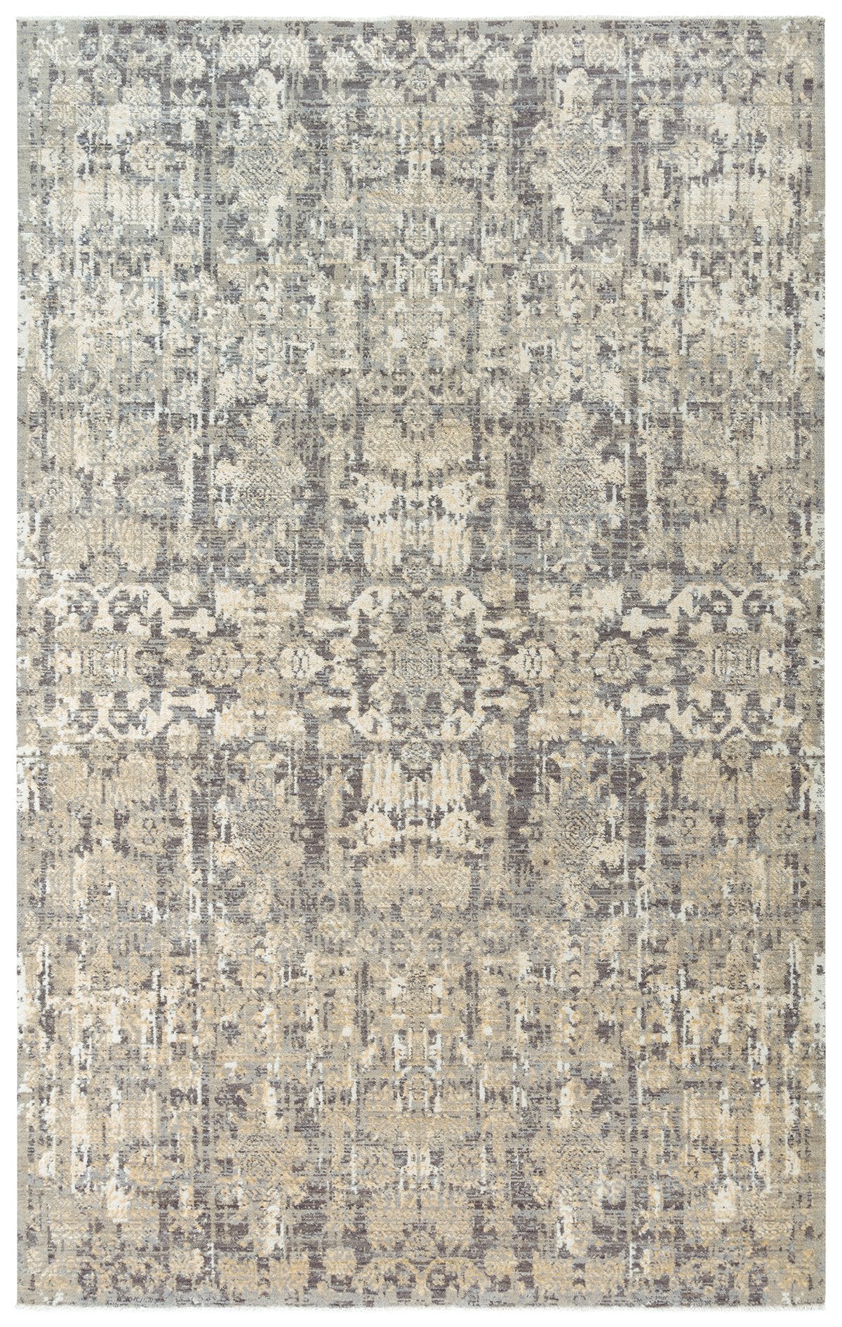 Rizzy Home Area Rugs Couture Area Rugs CUT102 Grey in 5 Sizes 80%Wool-20%Visc By RizzyHome