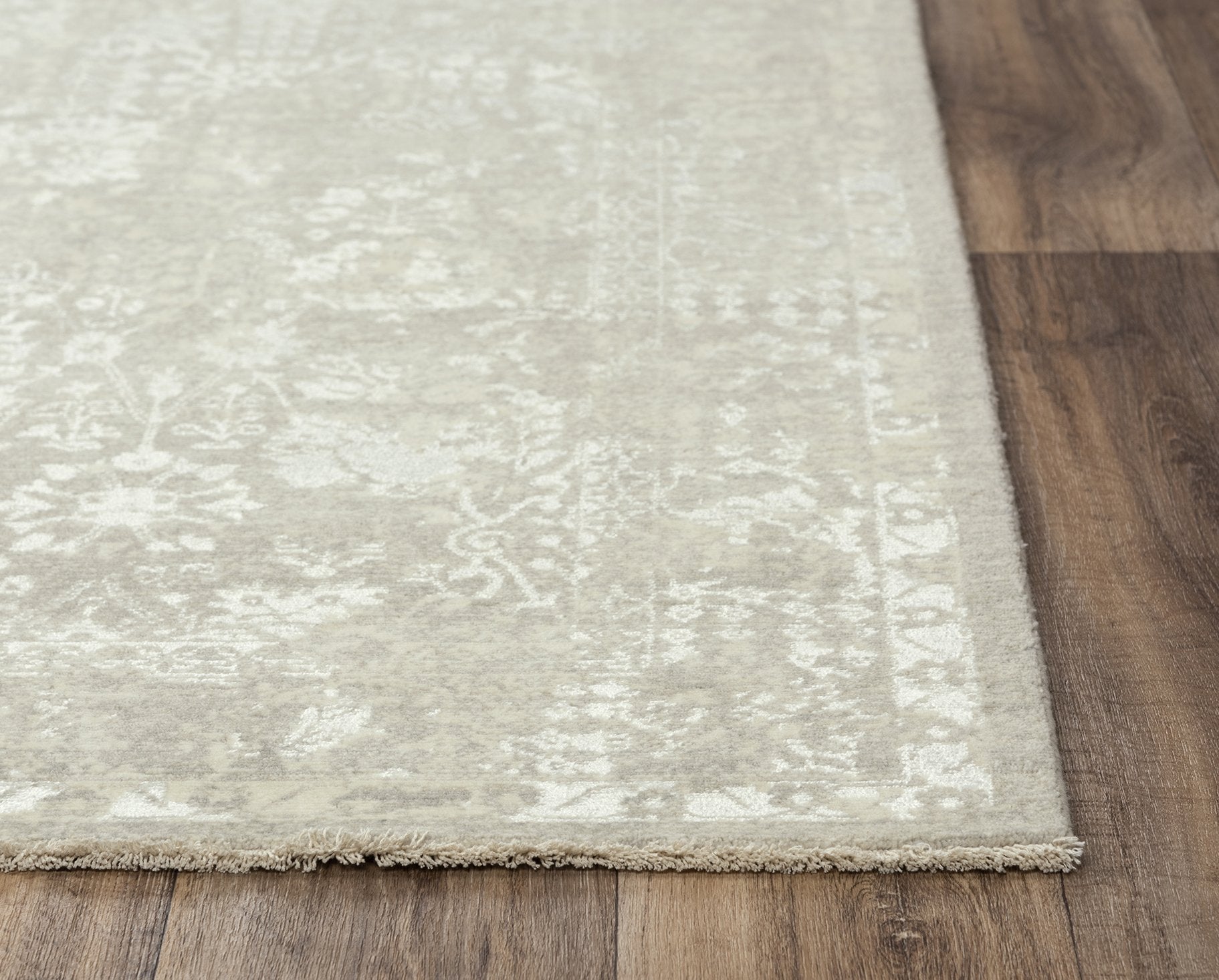 Rizzy Home Area Rugs Couture Area Rugs CUT106 Beige in 5 Sizes 100% Wool India By RizzyHome