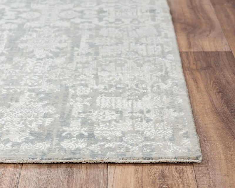 Rizzy Home Area Rugs Couture Area Rugs CUT109 Grey in 5 Sizes 80%Wool-20%Visc By RizzyHome