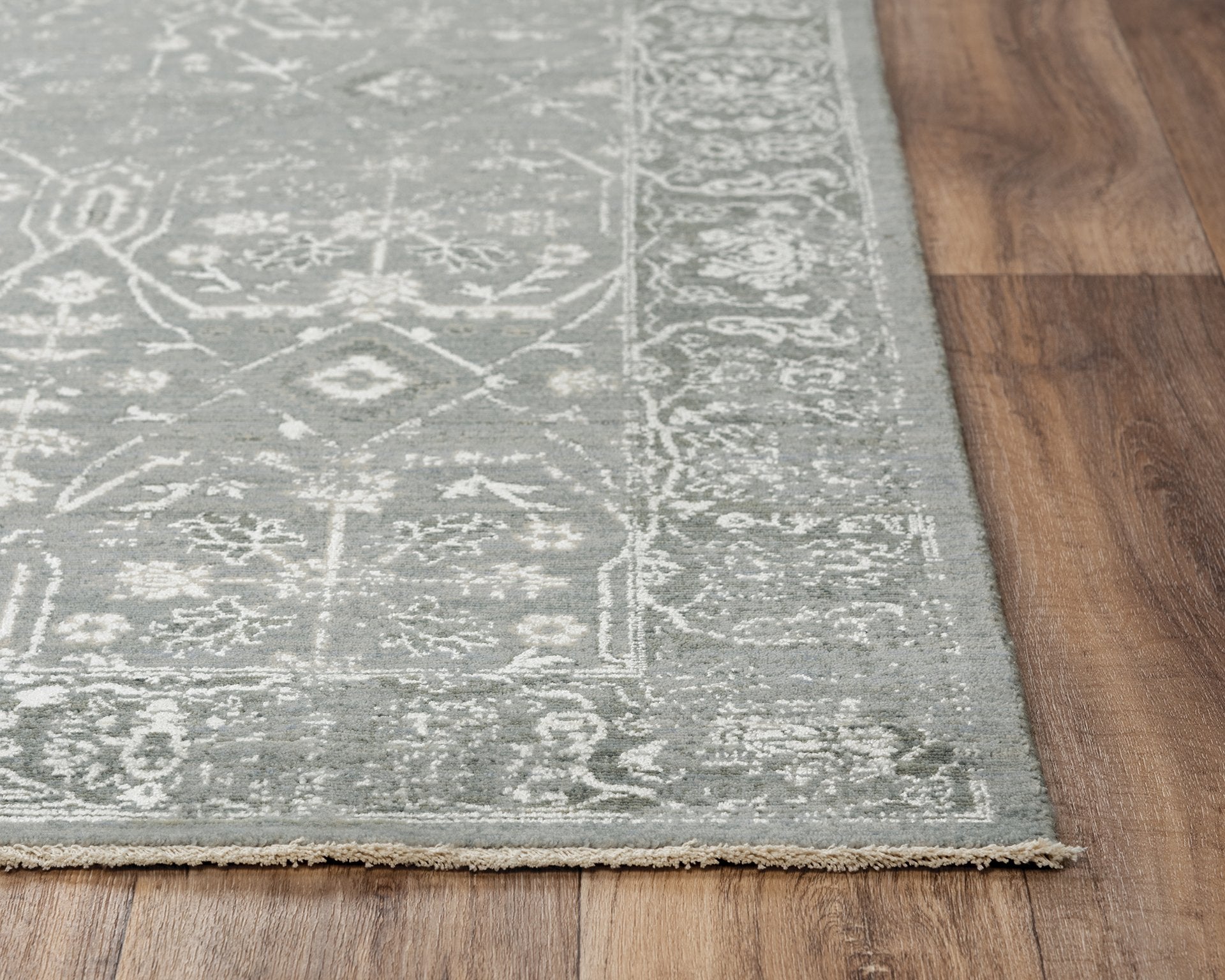 Rizzy Home Area Rugs Couture Area Rugs CUT110 Grey in 5 Sizes 100% Wool India By RizzyHome