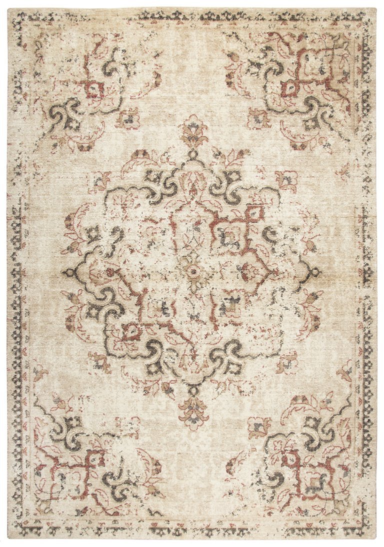 Rizzy Home Area Rugs Gossamer Area Rugs By RizzyHome GS6153 Beige 100% Wool From India