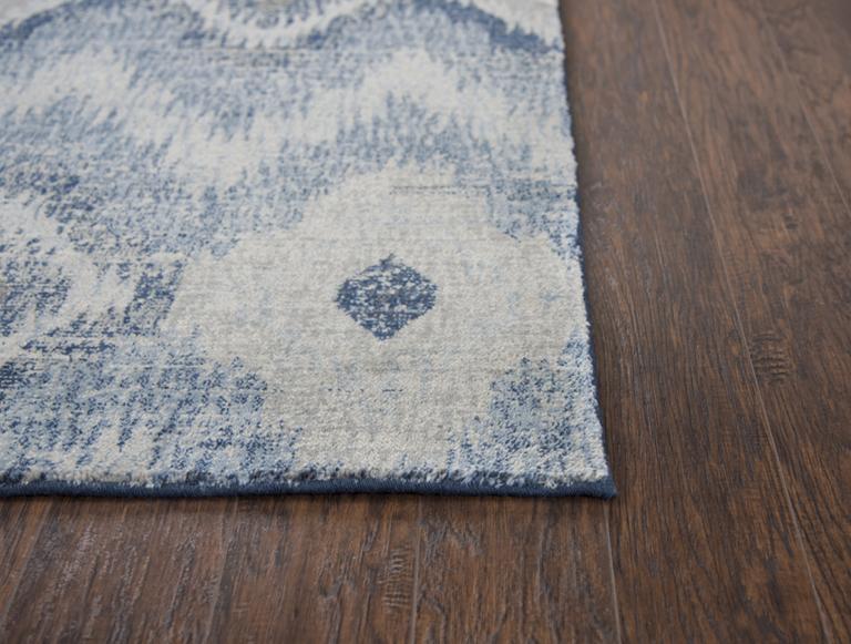 Rizzy Home Area Rugs Gossamer Area Rugs By RizzyHome GS6737 LtGrey 100% Wool From India