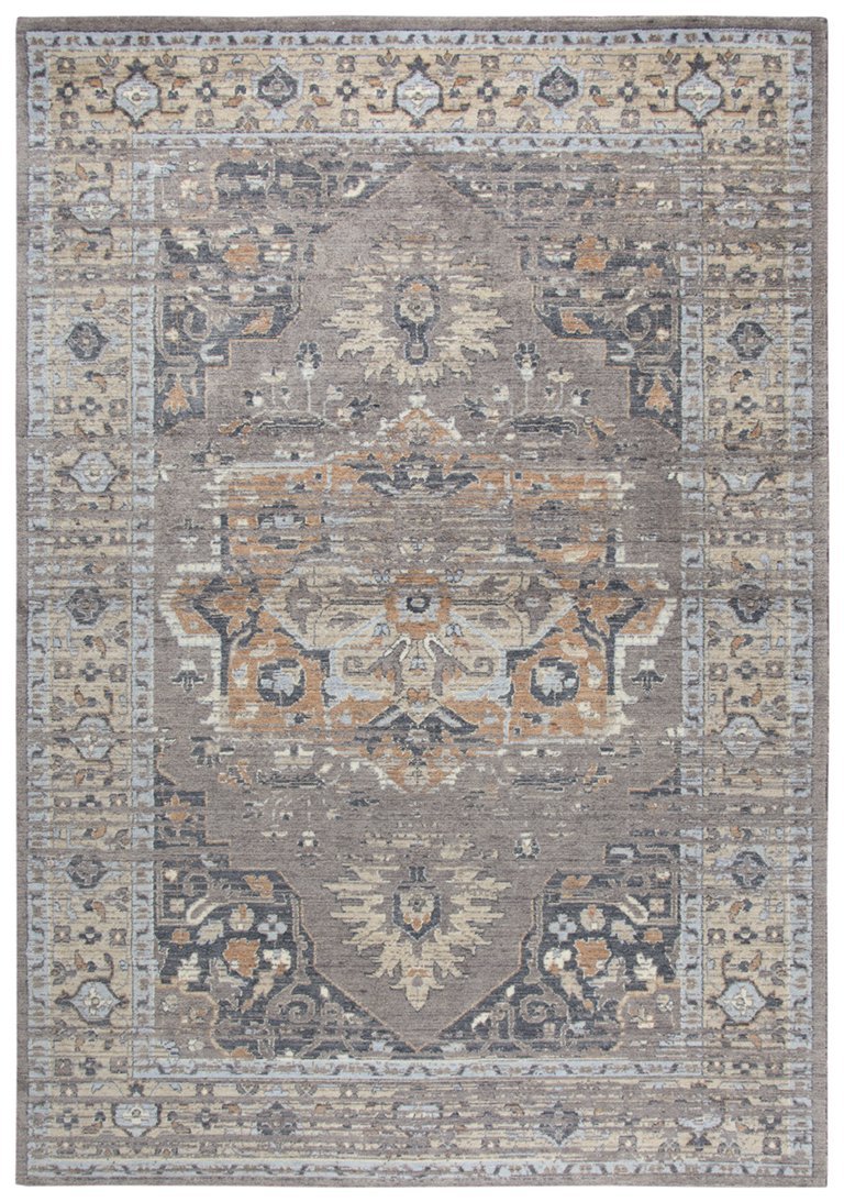 Rizzy Home Area Rugs Gossamer Area Rugs By RizzyHome GS6761 Gray 100% Wool From India