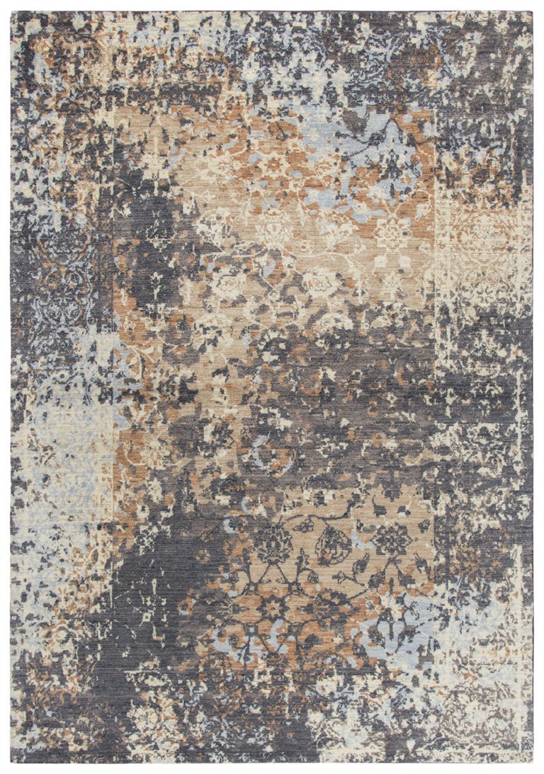 Rizzy Home Area Rugs Gossamer Area Rugs By RizzyHome GS6763 Gray 100% Wool From India