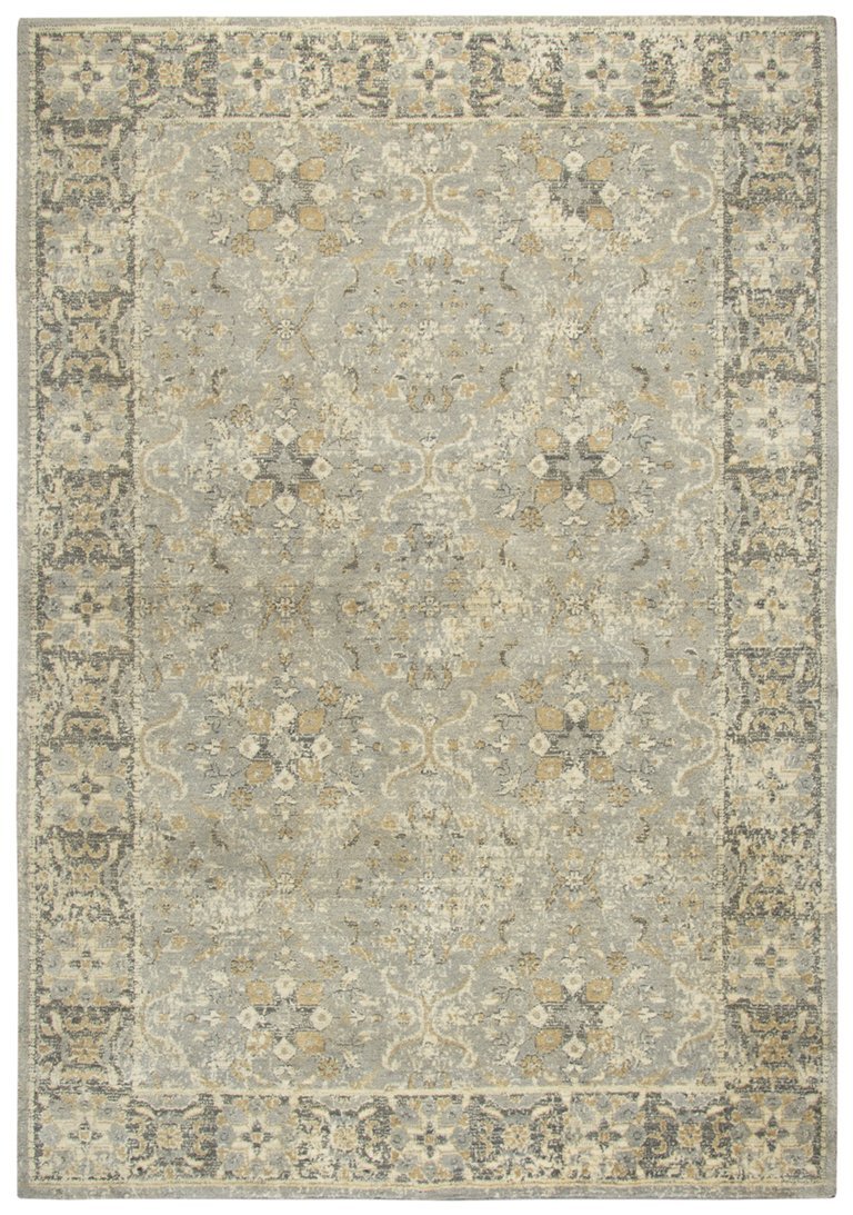 Rizzy Home Area Rugs Gossamer Area Rugs By RizzyHome GS6796 Gray100% Wool From India