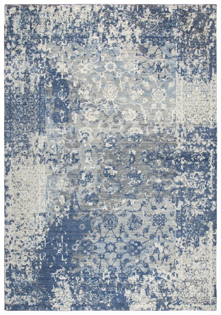 Gossamer Area Rugs By RizzyHome GS6817 Lt Gray100% Wool From India