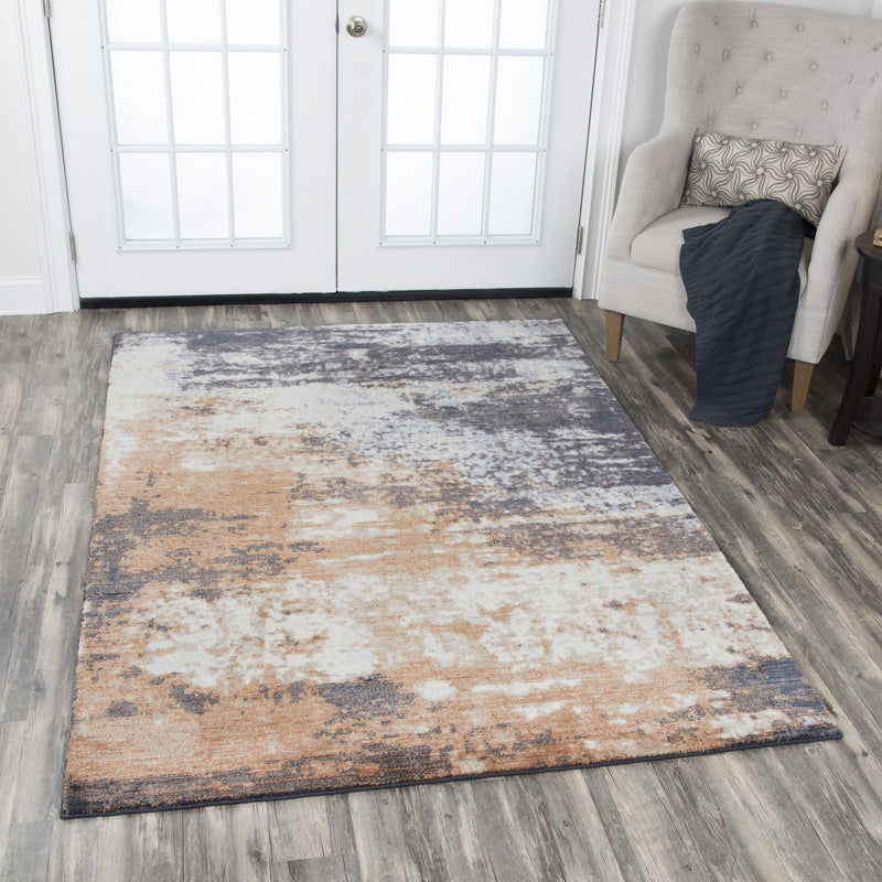 Rizzy Home Area Rugs Gossamer Area Rugs By RizzyHome GS6951 Grey 100% Wool From India