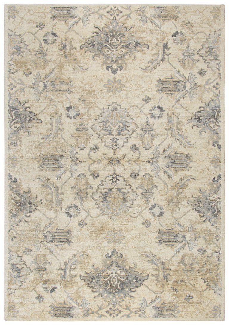 Rizzy Home Area Rugs Gossamer Area Rugs By RizzyHome GS7222 Beige100% Wool From India