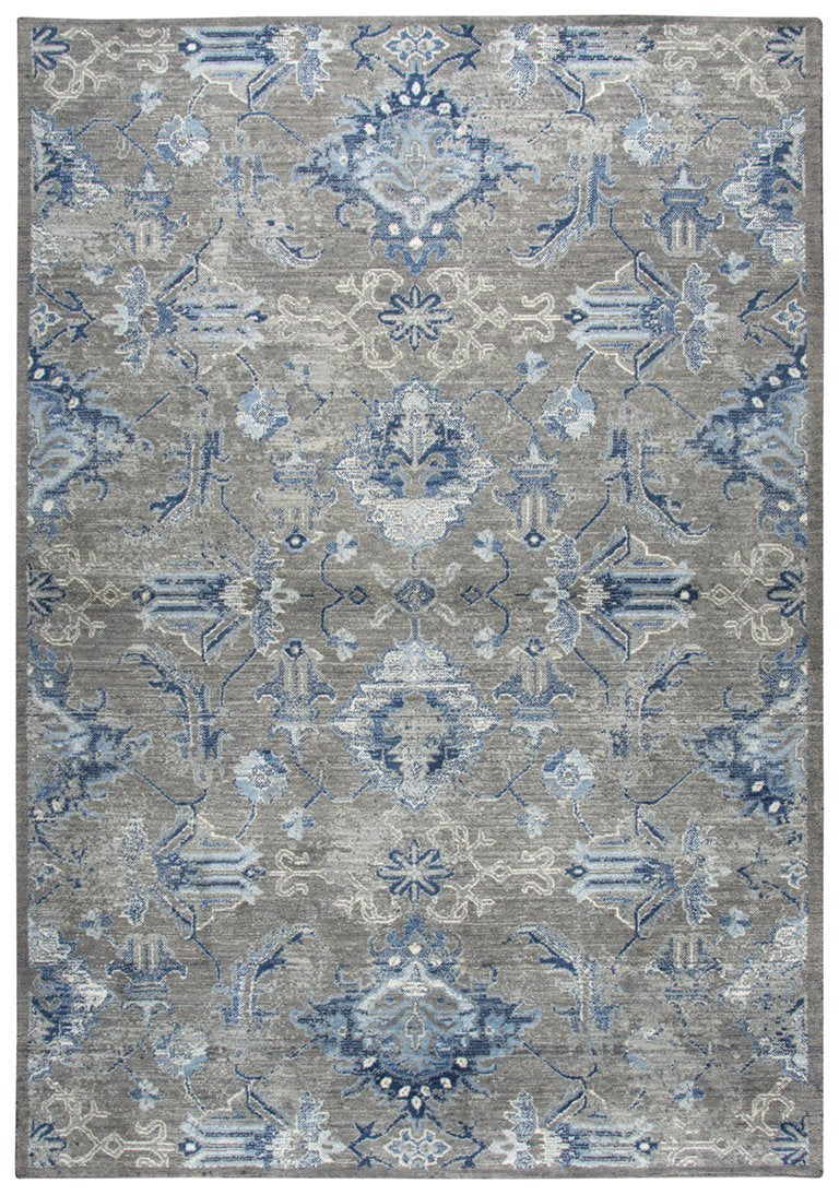 Rizzy Home Area Rugs Gossamer Area Rugs By RizzyHome GS7225 Gray 100% Wool From India