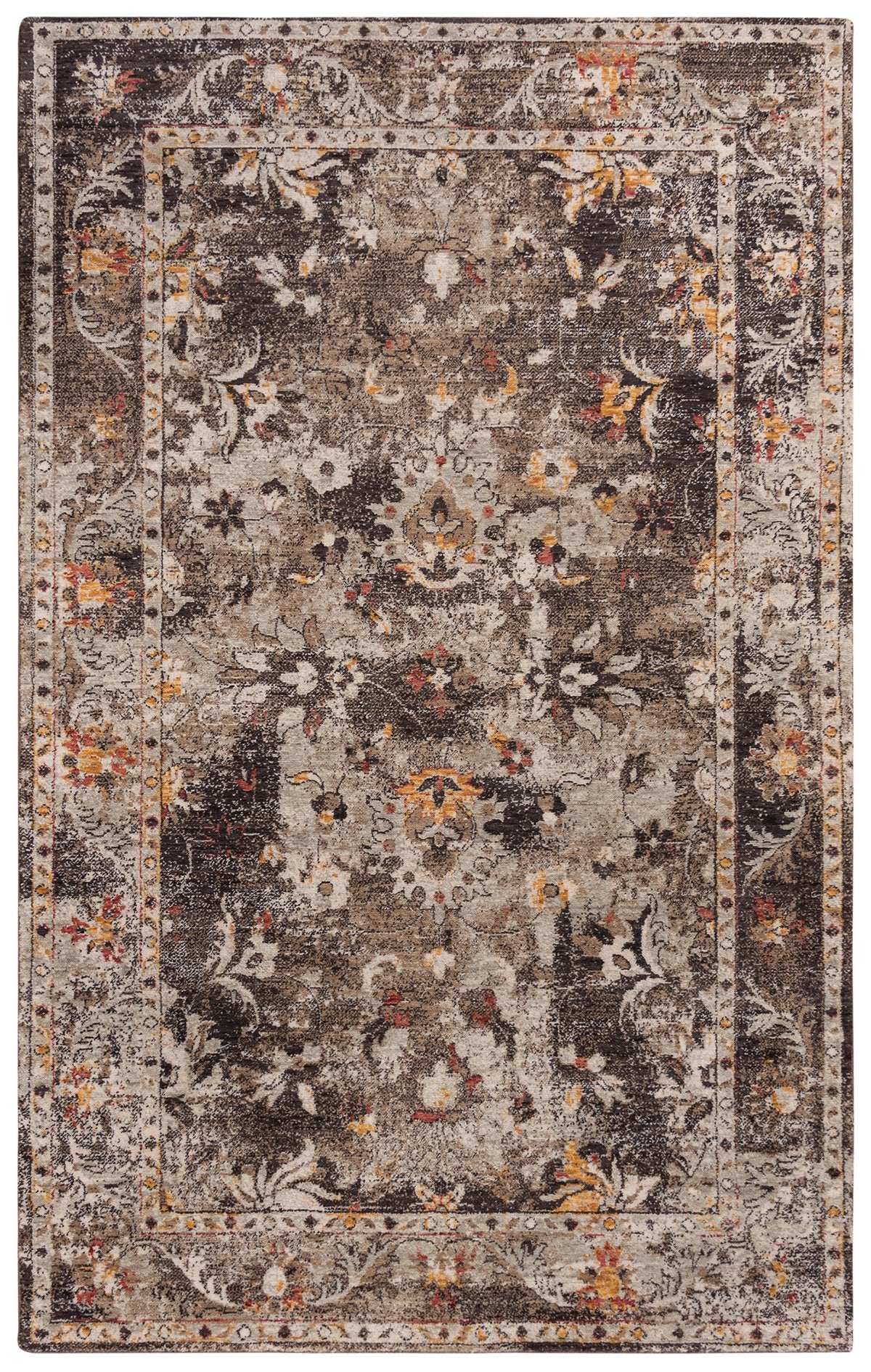 Rizzy Home Area Rugs Ovation Area Rug OVA-101 Brown in 5 Sizes 100% Wool