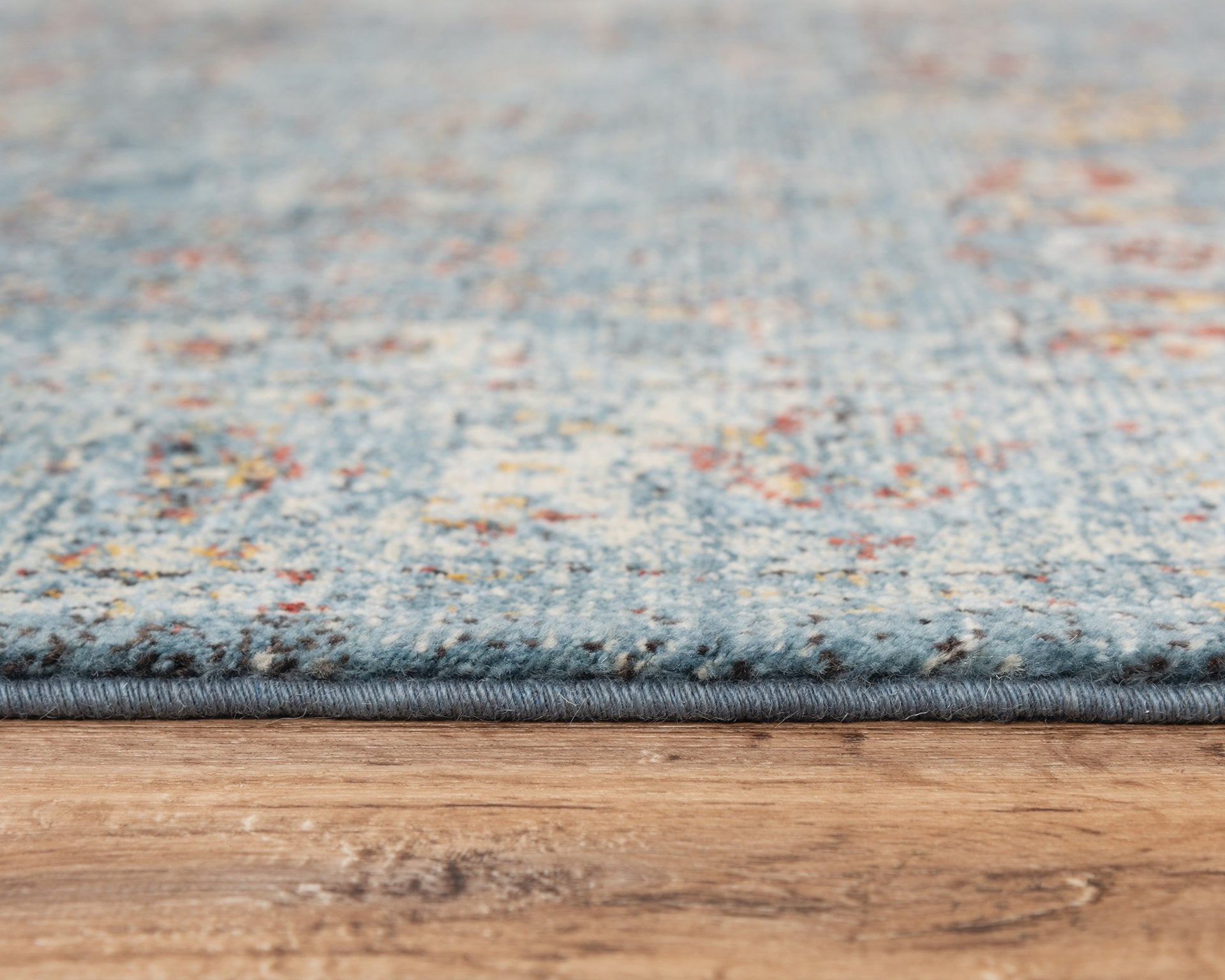 Rizzy Home Area Rugs Ovation Area Rug OVA-106 Blue in 5 Sizes 100% Wool