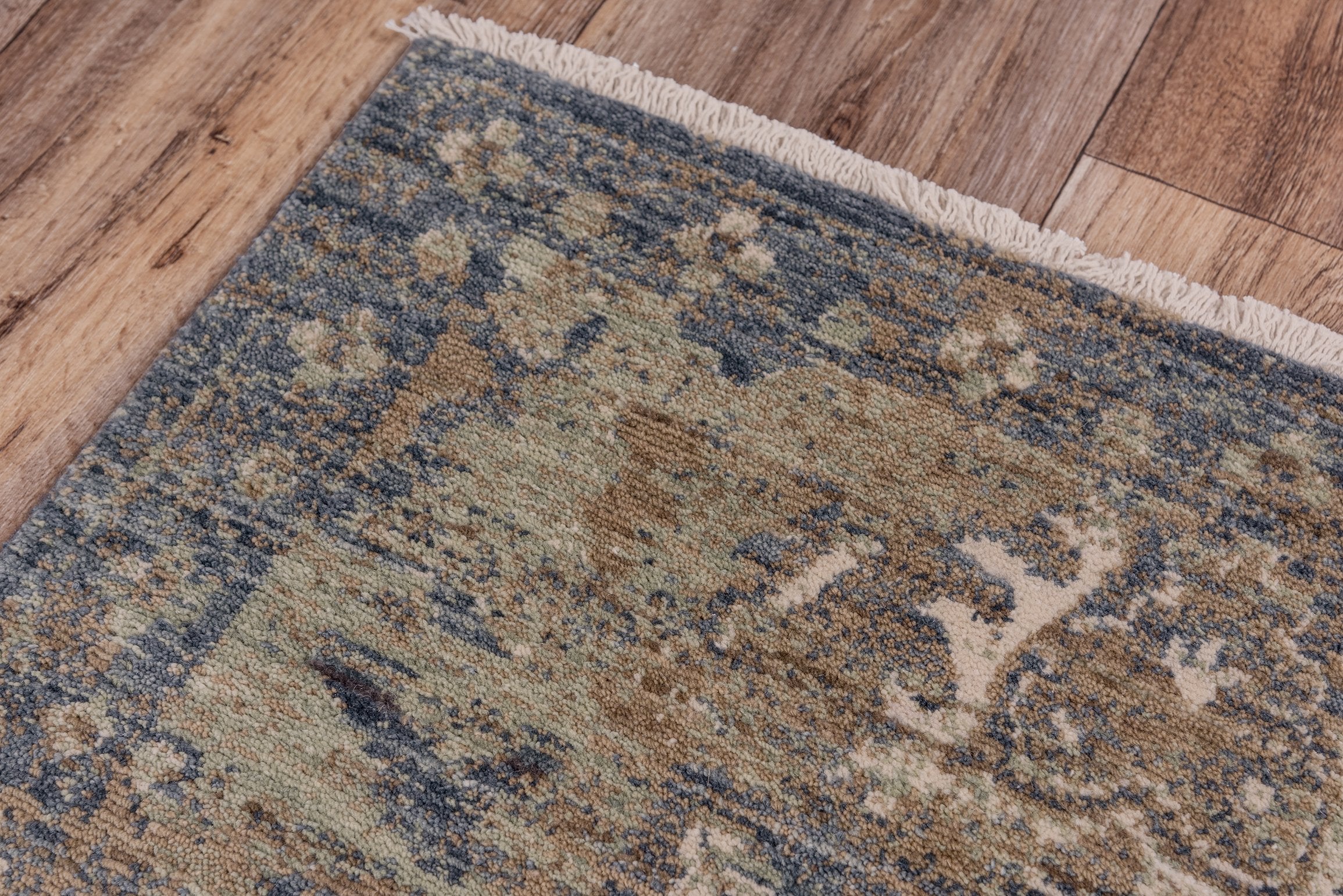 Rizzy Home Area Rugs Platinum Area Rugs PNM105 Blue By Rizzy Home Wool From India