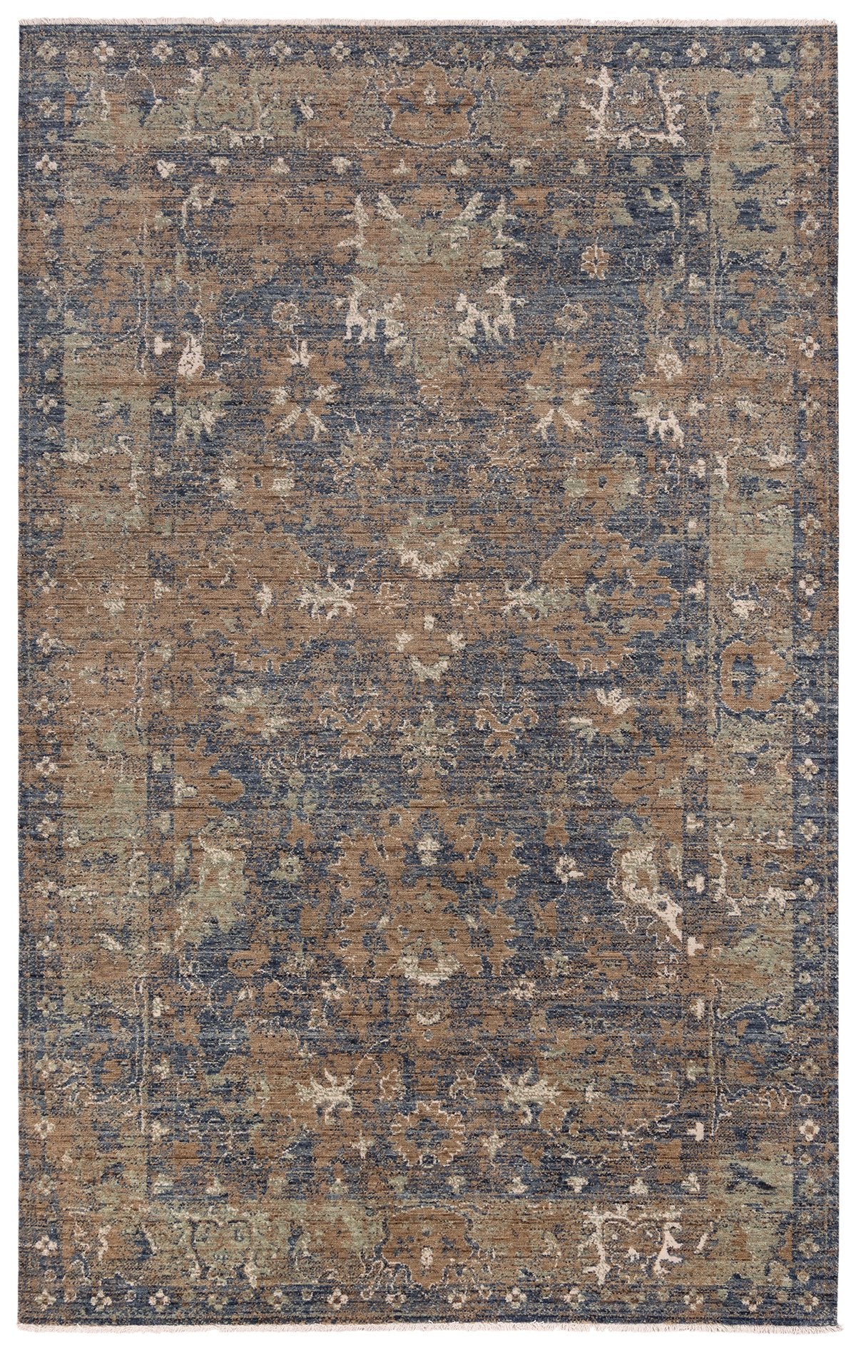 Rizzy Home Area Rugs Platinum Area Rugs PNM105 Blue By Rizzy Home Wool From India