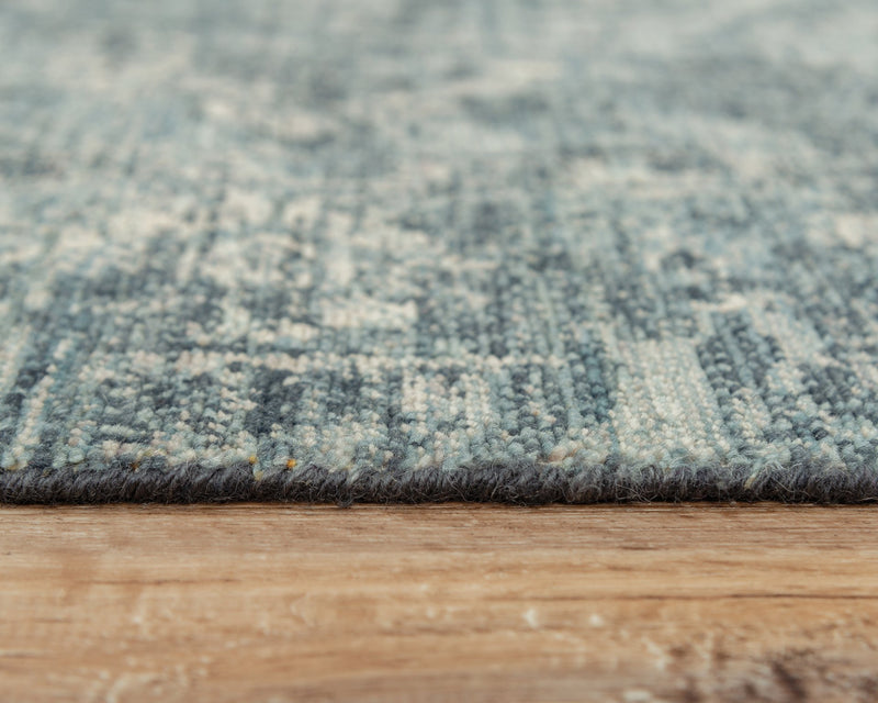 Rizzy Home Area Rugs Platinum Area Rugs PNM110 Blue By Rizzy Home Wool From India