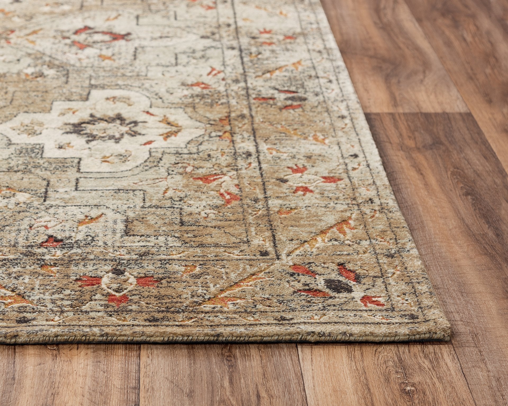 Rizzy Home Area Rugs Premier Area Rugs PMR109 Beige Rug By Rizzy Home