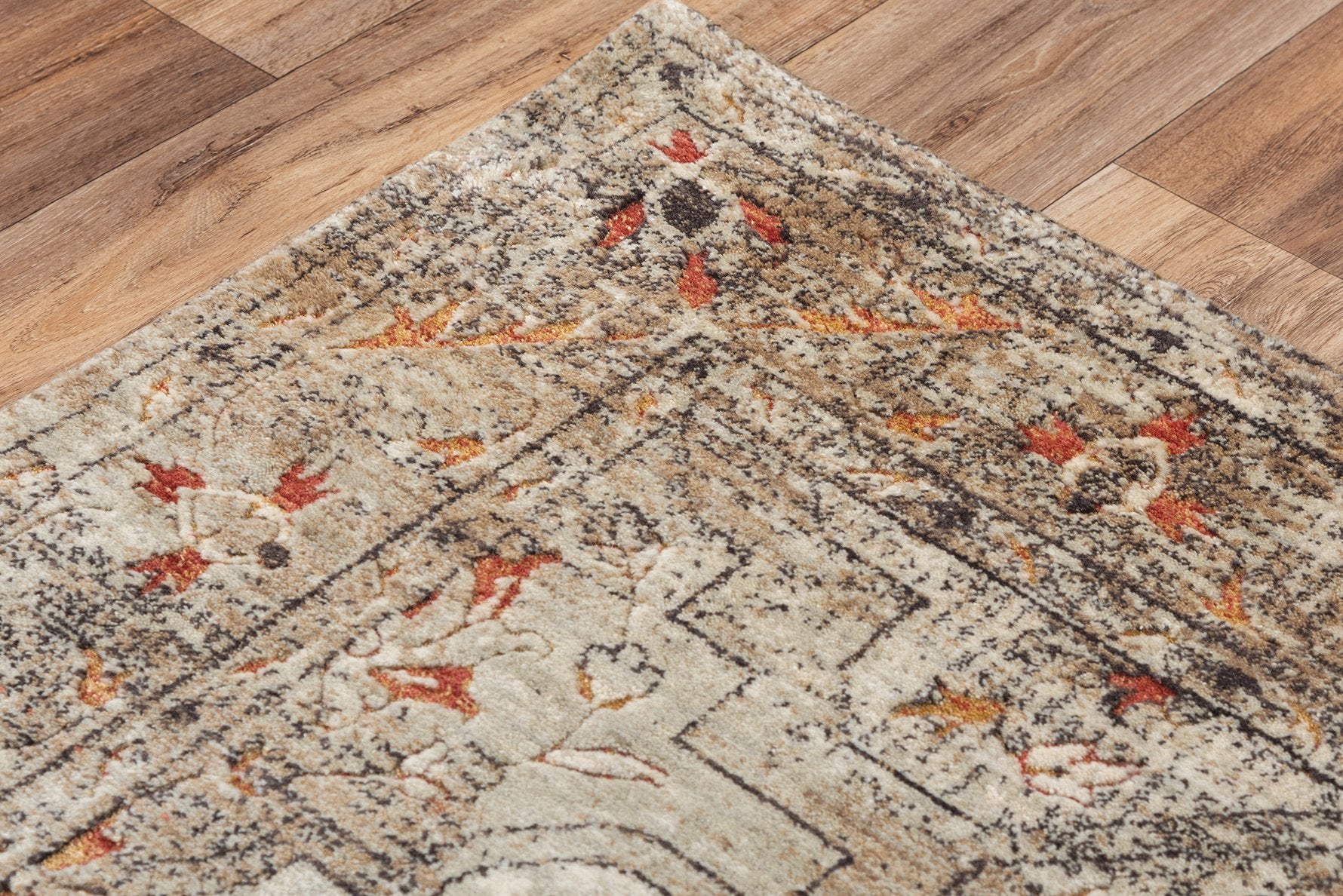 Rizzy Home Area Rugs Premier Area Rugs PMR109 Beige Rug By Rizzy Home