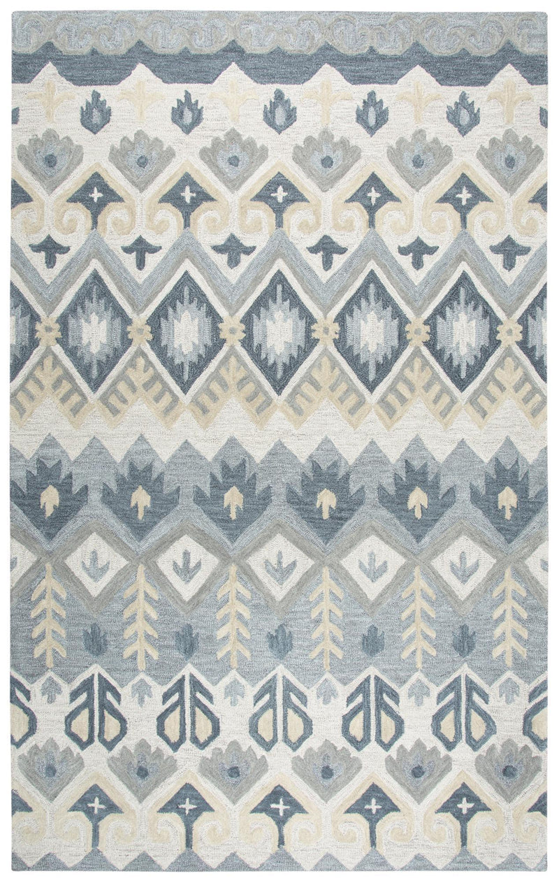 Resonant Area Rugs RS919A  Wool Hand Tufted 5 Sizes