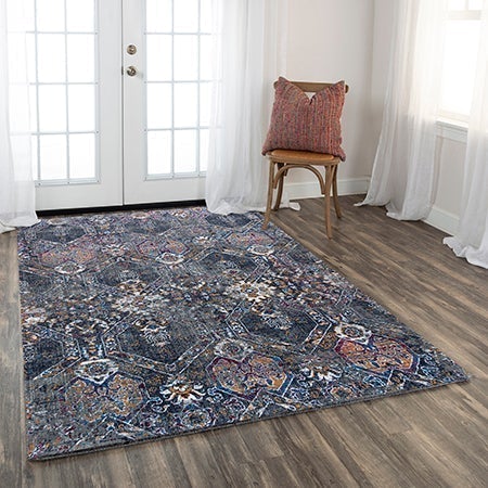 Signature Area Rug SGN693 Multi In 12 Sizes Unique Shapes